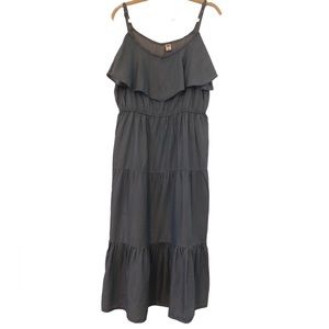 Spaghetti strap denim dress